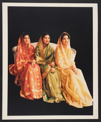 Lot 532 - Indian Rulers. A group of 60 colour photographs of Indian Maharajas, family members, ... , c. 1980