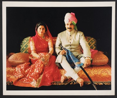 Lot 532 - Indian Rulers. A group of 60 colour photographs of Indian Maharajas, family members, ... , c. 1980