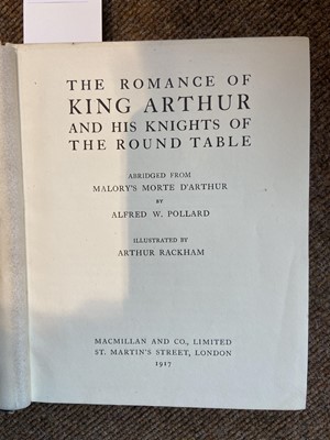 Lot 312 - Rackham (Arthur). The Romance of King Arthur, London: Macmillan, 1917