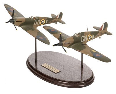 Lot 30 - Battle of Britain. Spitfire and Hurricane diorama