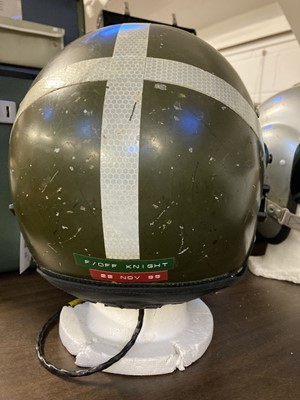 Lot 65 - Flying Helmet. An RAF bone dome flying helmet
