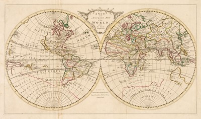 Lot 137 - World. Carington Bowles (publisher), A New and Accurate Map of the World..., circa 1780