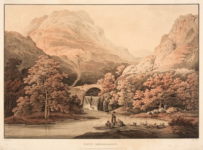 Lot 177 - Wales. King (J.), Pont Aberglaslyn, Thos. Macklin, March 2nd. 1795