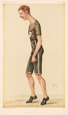 Lot 170 - Vanity Fair. A collection of 21 caricatures of sportsmen, late 19th & early 20th century