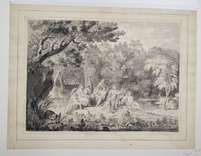 Lot 23 - Metz (Conrad Martin, 1749-1827).  Apollo playing his Lyre