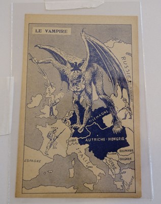 Lot 126 - Political postcards. A collection of political 'map postcards', early-mid 20th century