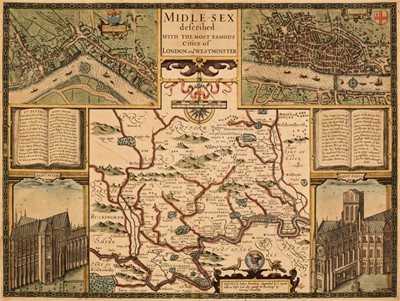 Lot 123 - Middlesex. Speed (John), Midle-Sex described..., 1st edition, George Humble, 1611