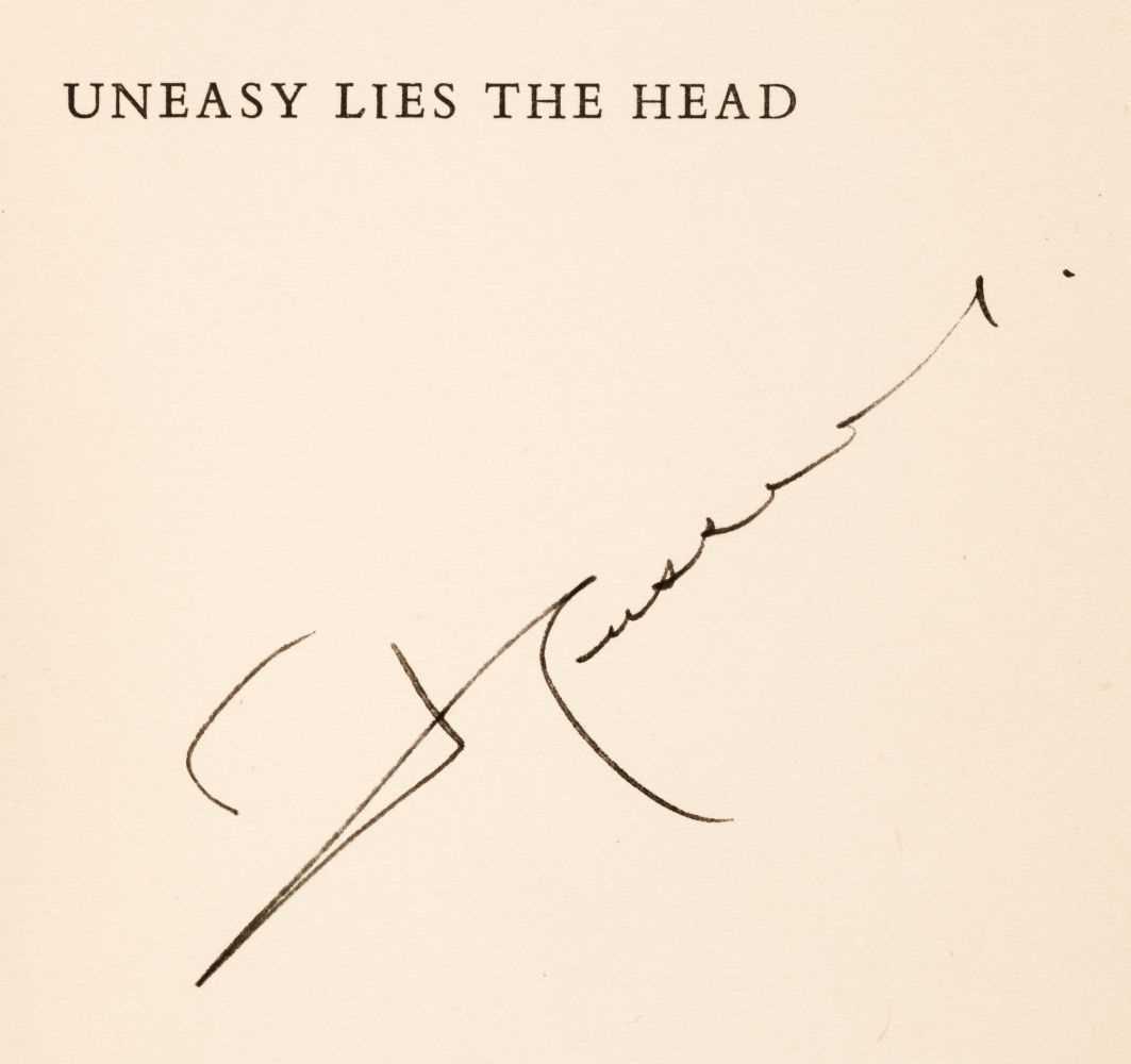 Lot 44 - Hussein of Jordan (King). Uneasy Lies The Head, 1st edition, London: Heinemann, 1962