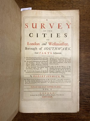 Lot 77 - Seymour (Robert). A Survey of the Cities of London and Westminster, 2 vols., 1734-35