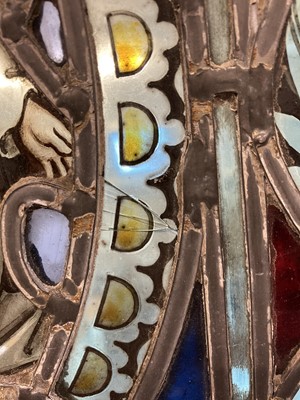 Lot 277 - Stained Glass. Victorian stained glass panel