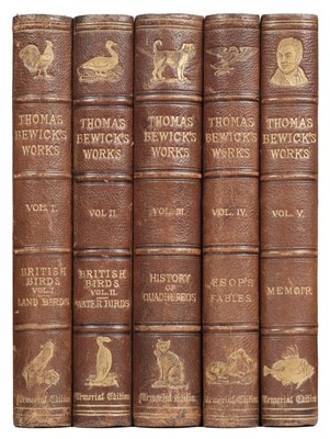Lot 92 - Bewick (Thomas). Works, 5 vols, 1885-87