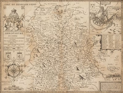 Lot 158 - Warwickshire. Speed (J.), The Counti of Warwick..., Thomas Bassett & Richard Chiswell, 1676