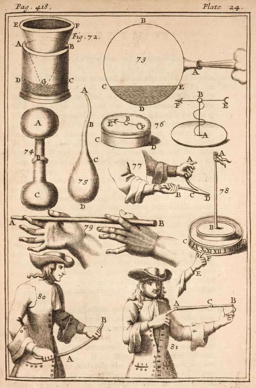Lot 217 - Ozanam (Jacques).Recreations Mathematical and Physical... , 1st edition in English, 1708