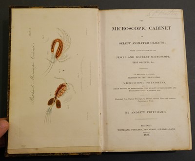 Lot 84 - Pritchard (Andrew). The Microscopic Cabinet of Selected Animated Objects... , 1st edition, 1832