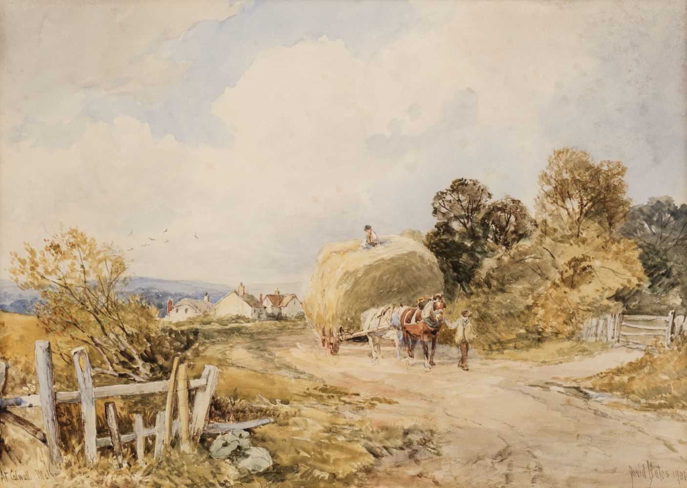 Lot 130 - Bates (David, 1840-1921). At Colwall, Malvern, 1904, & Little Malvern Church