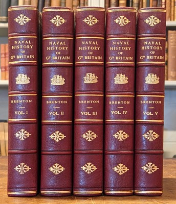 Lot 260 - Brenton (Edward Pelham). The Naval History of Great Britain, 1823-25