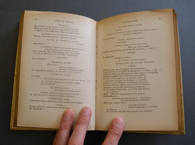 Lot 314 - Rostand (Edmond). Cyrano de Bergerac, 1899, signed