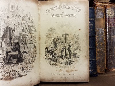 Lot 327 - Dickens (Charles). The Life and Adventures of Martin Chuzzlewit, 1st edition in book form, 1844