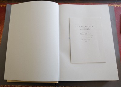 Lot 308 - Folio Society. The Works of Geoffrey Chaucer now Newly Imprinted, 2002