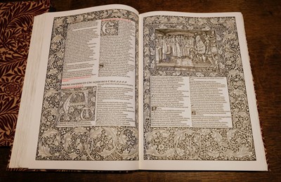 Lot 297 - Basilisk Press. The Works of Geoffrey Chaucer, 2 volumes, Basilisk Press, 1974-75