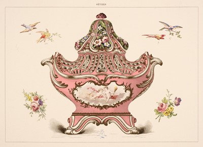 Lot 145 - Garnier (Edouard). 34 plates of Sevres Porcelain, circa 1890