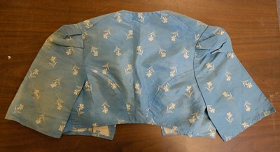 Lot 377 - Dress. A brocade gown of circa 1770s Spitalfields silk, with later alterations