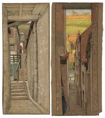 Lot 174 - Sleigh (Bernard 1872-1954). Two views of Whitby