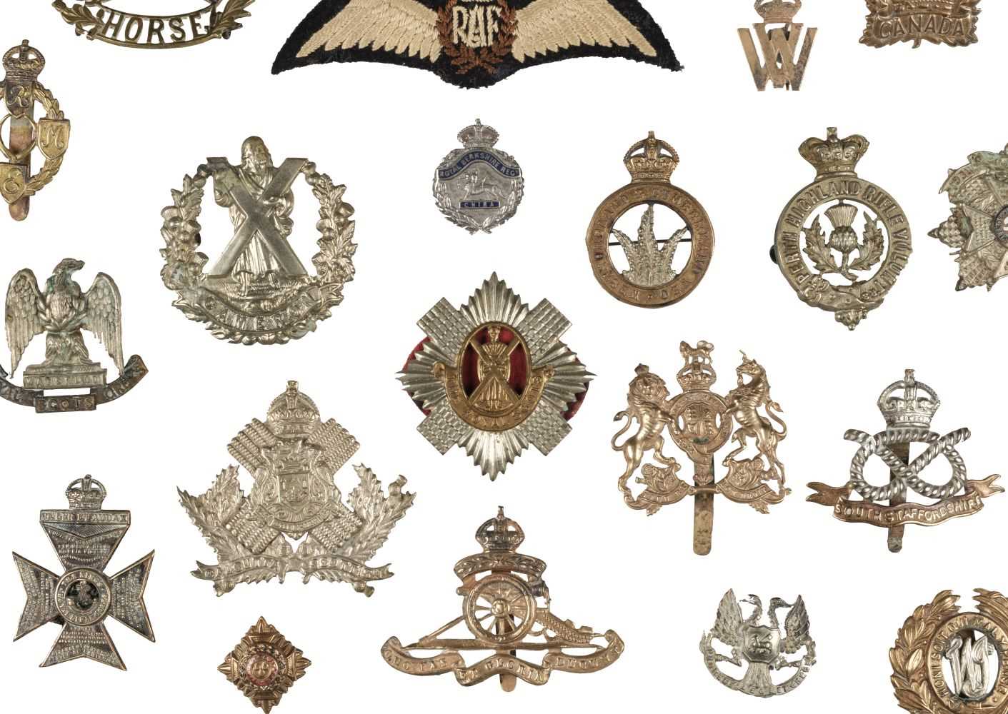 Lot 211 - Military Badges. Westmorland & Cumberland