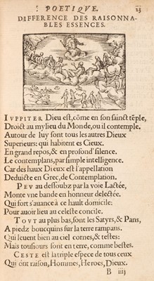 Lot 243 - Aneau (Barthelemy). Imagination Poetique, 1552