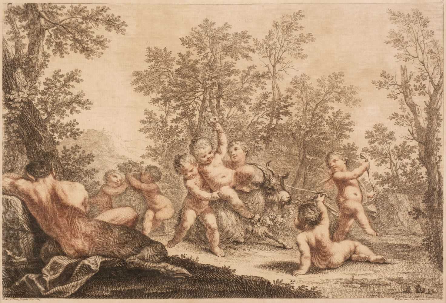 Lot 33 - Bartolozzi (Francesco, 1727-1815). Bacchanal of putti, after Franceschini
