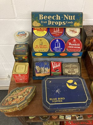 Lot 239 - Advertising Tins. A large collection of tins