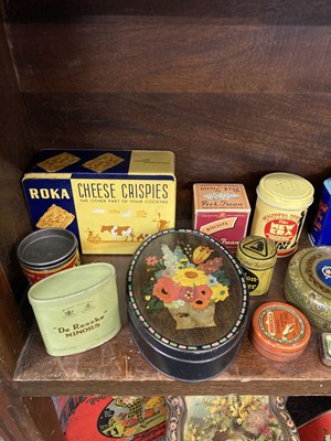 Lot 239 - Advertising Tins. A large collection of tins
