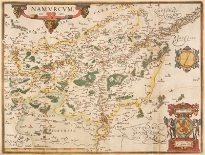 Lot 80 - Belgium & Germany Ortelius Abraham), Namurcum Comitatus, circa 1630
