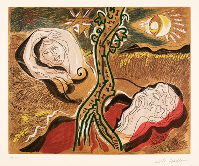 Lot 229 - Masson (André, 1896-1987). Les Amants Celebres, 1979, the complete set of 10 colour etchings