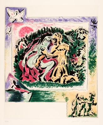 Lot 229 - Masson (André, 1896-1987). Les Amants Celebres, 1979, the complete set of 10 colour etchings
