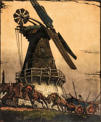 Lot 198 - Mackey (Haydn Reynolds, 1883-1979). Passing the Windmill