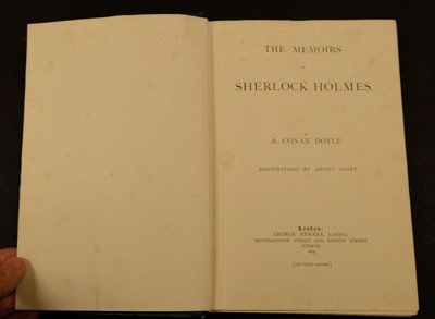 Lot 757 - Conan Doyle (Arthur). The Adventures of Sherlock Holmes, 1st edition,  1892