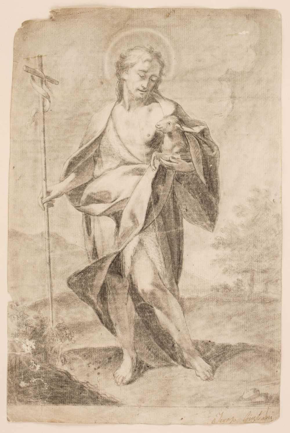 Lot 38 - Attributed to Antonio de Pereda y Salgado (1608/11-1678). Saint John the Baptist