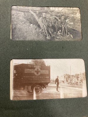 Lot 395 - WWI Ambulance Photographs. Derbyshire and Nottinghamshire Coal Owners Convoy