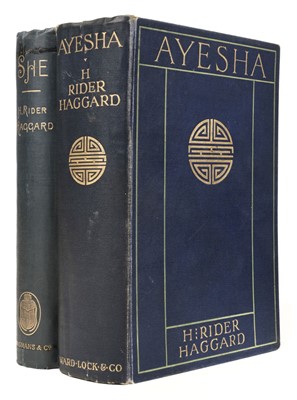 Lot 809 - Haggard (H Rider). She, 1st edition, 1st issue, London: Longmans, Green & Co, 1887