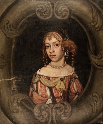 Lot 64 - Beale (Mary, 1633-1699, follower of). Portrait of a young girl
