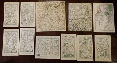 Lot 141 - Surrey & its Environs. A collection of 32 road and regional maps, 18th & 19th century
