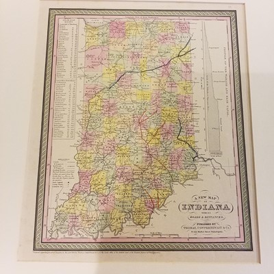 Lot 100 - Cowperthwait (Thomas). Twenty-four maps of American States and Cities, 1850