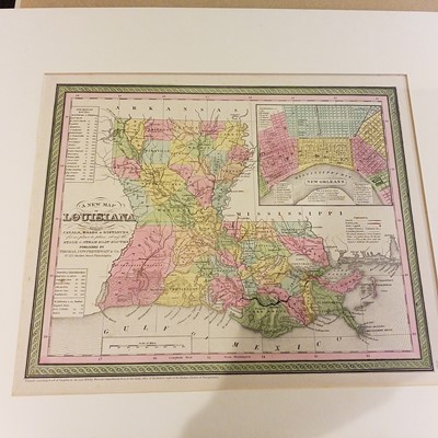 Lot 100 - Cowperthwait (Thomas). Twenty-four maps of American States and Cities, 1850