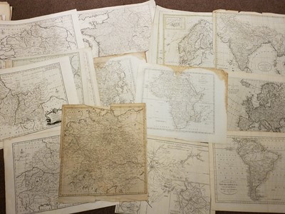 Lot 123 - Maps. A mixed collection of approximately 175 maps, mostly 18th & 19th century