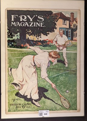Lot 648 - Brock (Henry Matthew, 1875-1960). Original cover illustration for 'Fry's Magazine', circa 1910