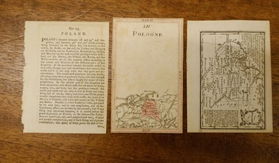 Lot 130 - Poland. A collection of nine maps, mostly 18th century