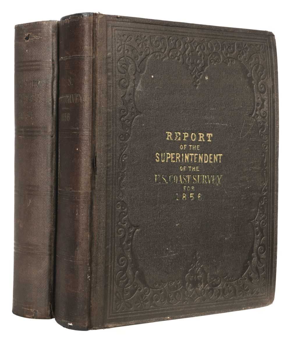 Lot 4 - Bache (Alexander Dallas). U.S. Coast Survey for 1855, Washington: Cornelius Wendell, 1856