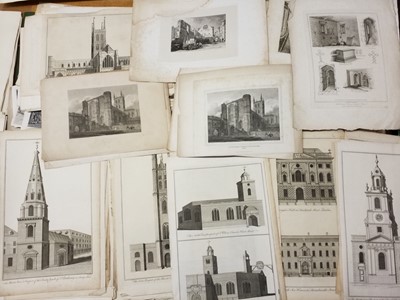 Lot 202 - London. A collection of approximately 600 engravings, mostly 18th & 19th century