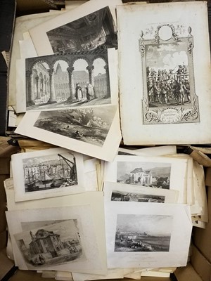 Lot 179 - British Topography. A large collection of approximately 1000 engravings, 18th & 19th century